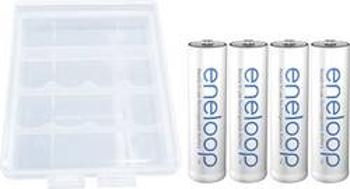 Akumulátor Panasonic eneloop, NiMH, AA, 1900 mAh, 4 ks + pouzdro