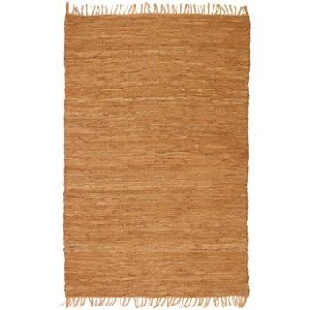 Ručně tkaný koberec Chindi kůže 160x230 cm snědý (245226)