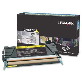 LEXMARK C746 (C746A1YG) - originální toner, žlutý, 7000 stran