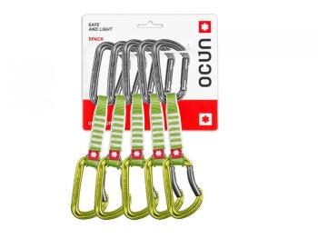 Ocún Falcon QD Zoom PA 15/22mm 12cm 5-pack zelená