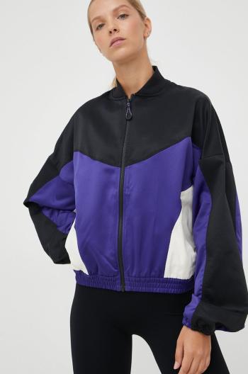 Tréninková bunda Reebok Tech Style fialová barva, přechodná, oversize