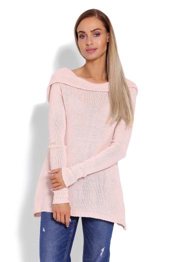 Světle růžový pulovr 40016