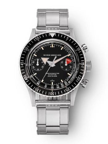 Nivada Grenchen Chronomaster Broad Arrow Manual - Oyster