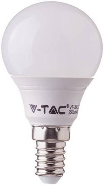 LED žárovka V-TAC 7357 240 V, E14, 5.5 W = 40 W, teplá bílá, A+ (A++ - E), kapkovitý tvar, nestmívatelné, 3 ks