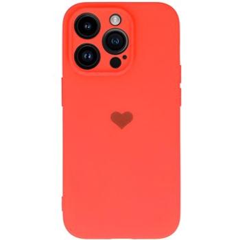 Vennus Valentýnské pouzdro Heart pro iPhone 14 Pro Max - korálové (TT4332)