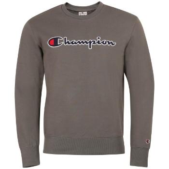 Champion CREWNECK SWEATSHIRT Pánská mikina, tmavě šedá, velikost L