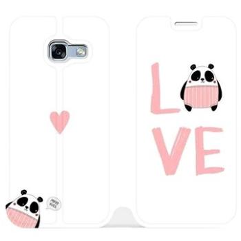 Flipové pouzdro na mobil Samsung Galaxy A3 2017 - MH09S Panda LOVE (5903226751600)