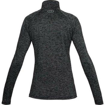 Under Armour Lehká dámská mikina New Tech 1/2 Zip - Twist, black / black / metallic silver, M