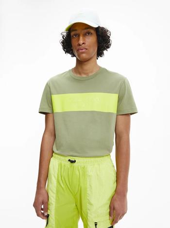 Calvin Klein pánské zelené tričko - XXL (L9F)