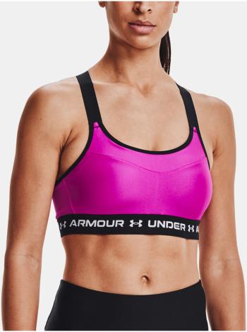 Sportovní podprsenka Under Armour High Crossback Bra - růžová