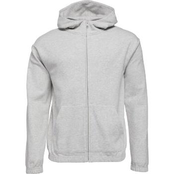 Calvin Klein ESSENTIALS PW FULL-ZIP Pánská mikina, šedá, velikost