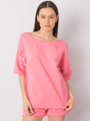 RŮŽOVÁ DÁMSKÁ TEPLÁKOVÁ SOUPRAVA FA-KMPL-6410.38P-PINK Velikost: ONE SIZE