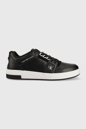 Sneakers boty Calvin Klein Jeans Cupsole Laceup Basket Low černá barva