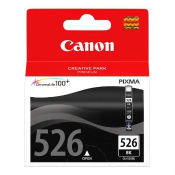 CANON CLI-526 BK - originální cartridge, černá, 9ml