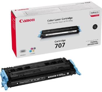 Toner Canon CRG-707BK černý (2500str./5%), 9424A004