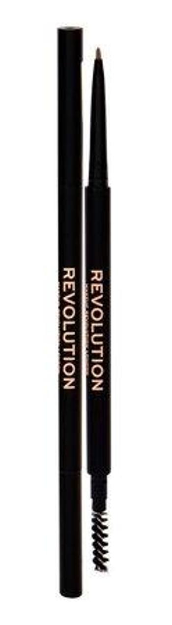 Revolution Precizní tužka na obočí s kartáčkem (Precise Brow Pencil Light Brown) 0,05 g Light Brown, 0,05ml