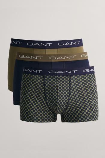 SPODNÍ PRÁDLO GANT FOULARD PRINT TRUNK 3-P modrá XXXL