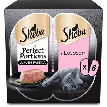Sheba Perfect Portions s lososem pro dospělé kočky 6 × 37,5g (4008429130663)