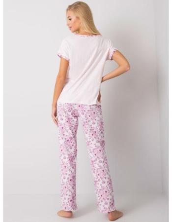 Dámské pyžamo s kalhotami AVLEEN světle růžové 