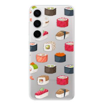 Odolné silikonové pouzdro iSaprio - Sushi Pattern - Samsung Galaxy S24