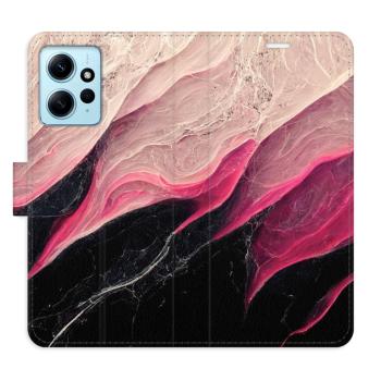 Flipové pouzdro iSaprio - BlackPink Marble - Xiaomi Redmi Note 12 5G