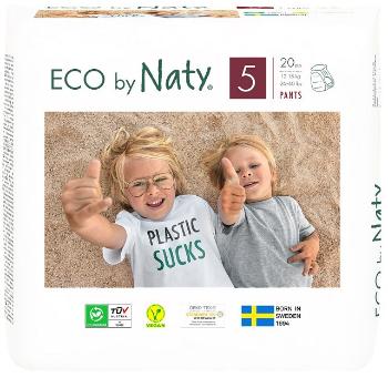 Eco by Naty Natahovací plenkové kalhotky Naty Nature Babycare Junior 12-18 kg 20 ks