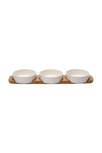 Villeroy & Boch sada dip misek s podšálkem Pizza Passion (3-pack)