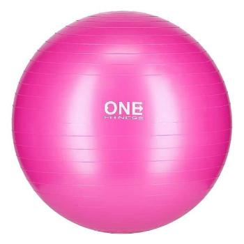 Gymnastický míč ONE Fitness Gym Ball 10 růžový, 55 cm