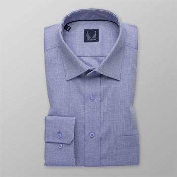 Pánská klasická košile modrá s drobným vzorem 14692 176-182 / XL (43/44)