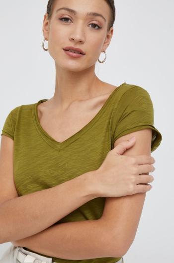 Tričko Sisley zelená barva