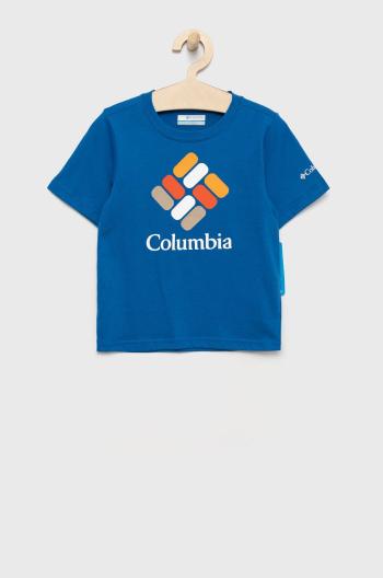 Dětské bavlněné tričko Columbia s potiskem