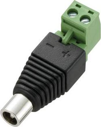 Nízkonapěťový konektor TRU COMPONENTS 716331, 12 V/DC, 5 A, zásuvka, rovná, DC12-F, 5.5 mm, 5.5 mm, 2.1 mm, 1 ks