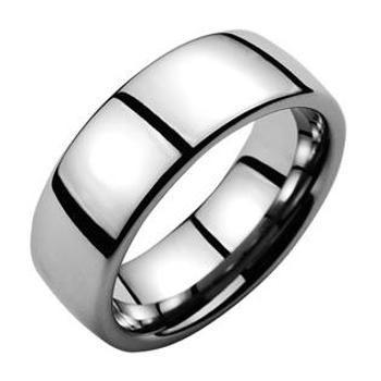 NUBIS® Wolframový prsten, šře 8 mm - velikost 69 - NWF1007-69