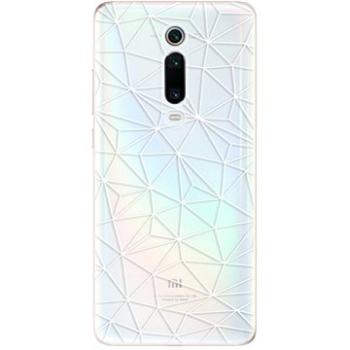 iSaprio Abstract Triangles 03 - white pro Xiaomi Mi 9T Pro (trian03w-TPU2-Mi9Tp)