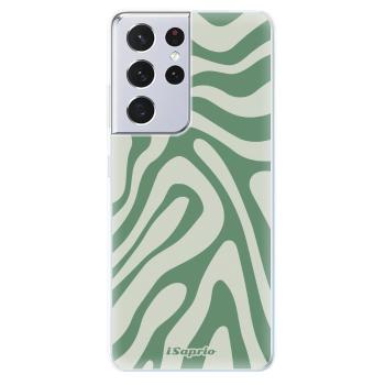 Odolné silikonové pouzdro iSaprio - Zebra Green - Samsung Galaxy S21 Ultra