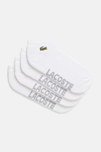 Ponožky Lacoste 2-pack bílá barva, RA2653