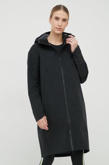 Outdoorová bunda 4F černá barva, oversize
