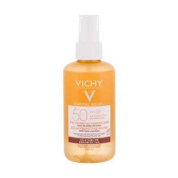 Vichy Capital Soleil Solar Protective Water Enhanced Tan SPF50 200 ml opalovací přípravek na tělo pro ženy