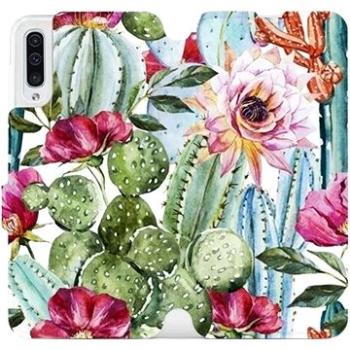 Flipové pouzdro na mobil Samsung Galaxy A50 - MG09S Kaktusy a květy (5903226861019)