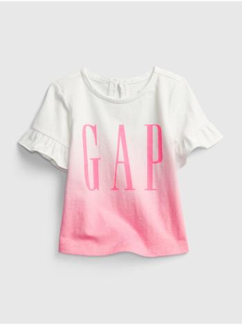 Barevné holčičí baby tričko GAP Logo arch tee
