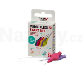 Tandex Flexi Start Kit mezizubní kartáček 6 ks