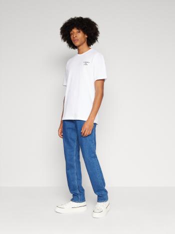 Tommy Jeans pánské bílé tričko - XL (YBR)