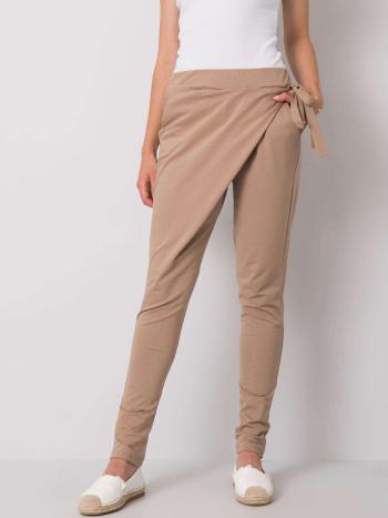 BÉŽOVÉ DÁMSKÉ STYLOVÉ KALHOTY EM-DR-201.10-BEIGE Velikost: S