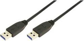 USB 3.0 kabel LogiLink CU0039, 2.00 m, černá