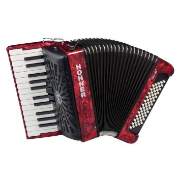 Hohner Bravo II 60 SilentKey barva červená