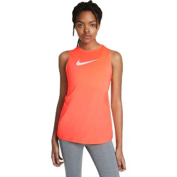 Nike NP TANK ESSNTL OPEN BCK GX W Dámské sportovní tílko, oranžová, velikost S