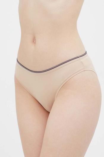 Tanga Tommy Hilfiger béžová barva, UW0UW04186