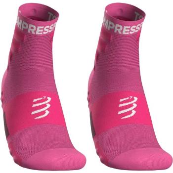 Compressport TRAINING SOCKS 2-PACK Sportovní ponožky, růžová, velikost 39-41