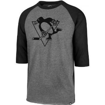 47 NHL PITTSBURGH PENGUINSIMPRINT 47 CLUB RAGLAN TEE Klubové tričko, tmavě šedá, velikost S