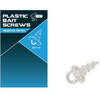 Nash držák nástrahy plastic bait screw 10 ks - 13 mm